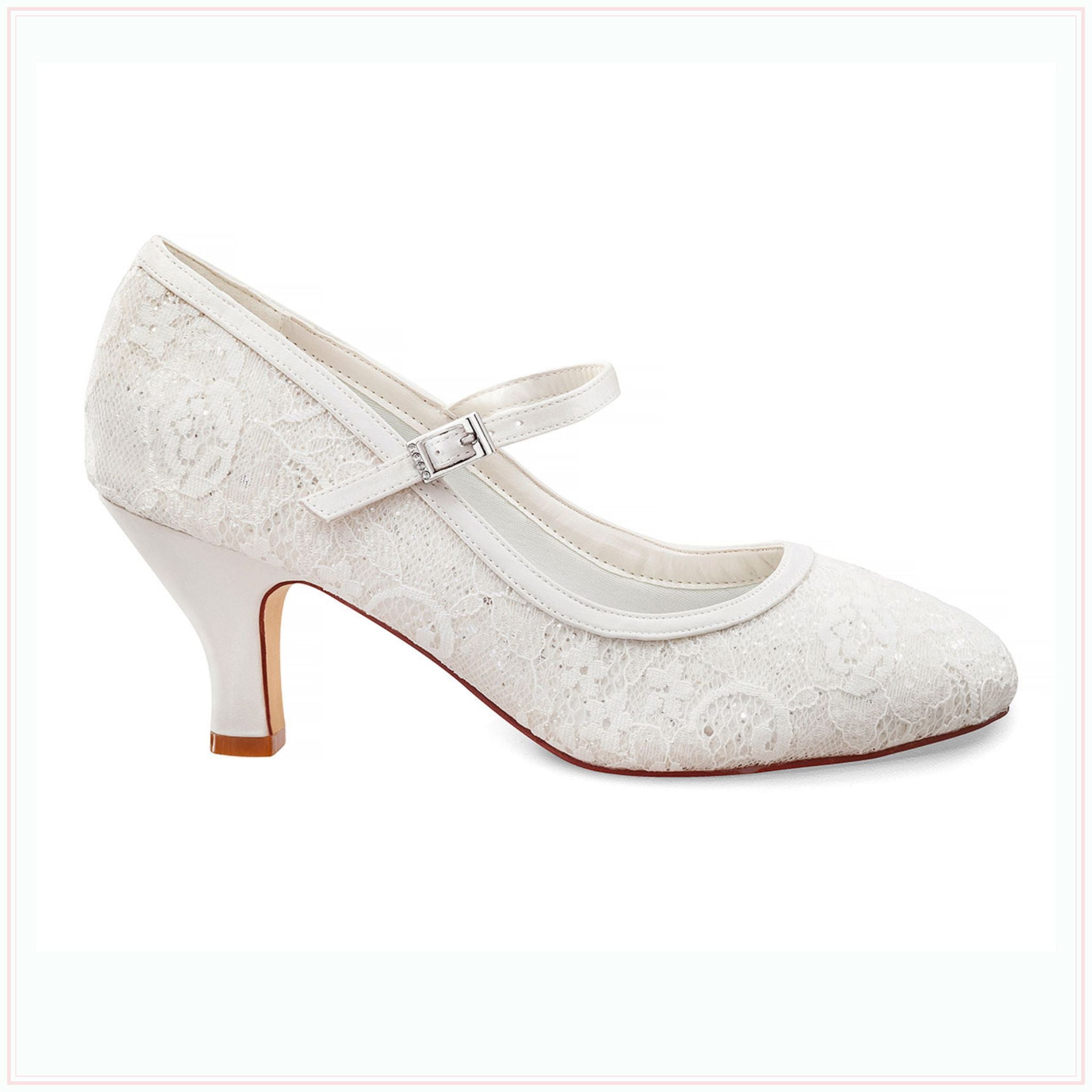 Bridal shoes size 5 fashion