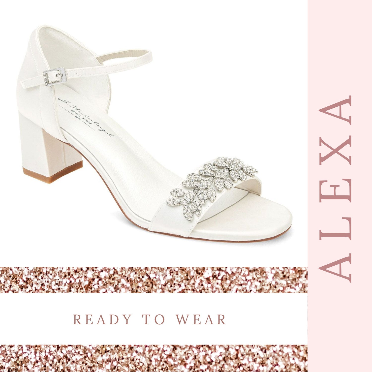 Ivory block hot sale heel sandals