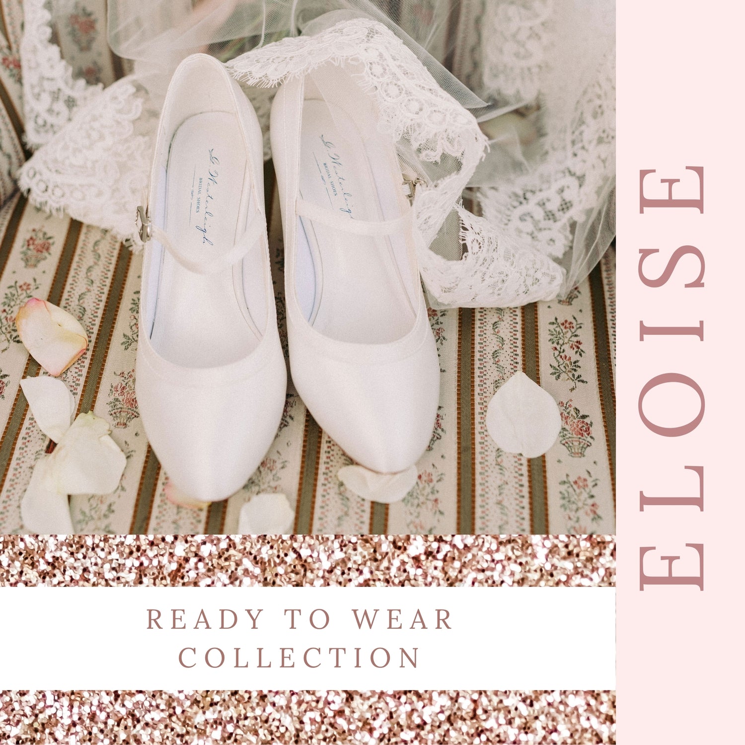 Fancy wedding shop shoes for bride