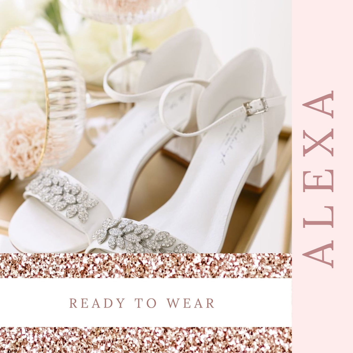 Elegant Ivory Pearl Rhinestone Wedding Shoes 2024 8 cm Stiletto Heels  Pointed Toe Wedding Pumps High Heels