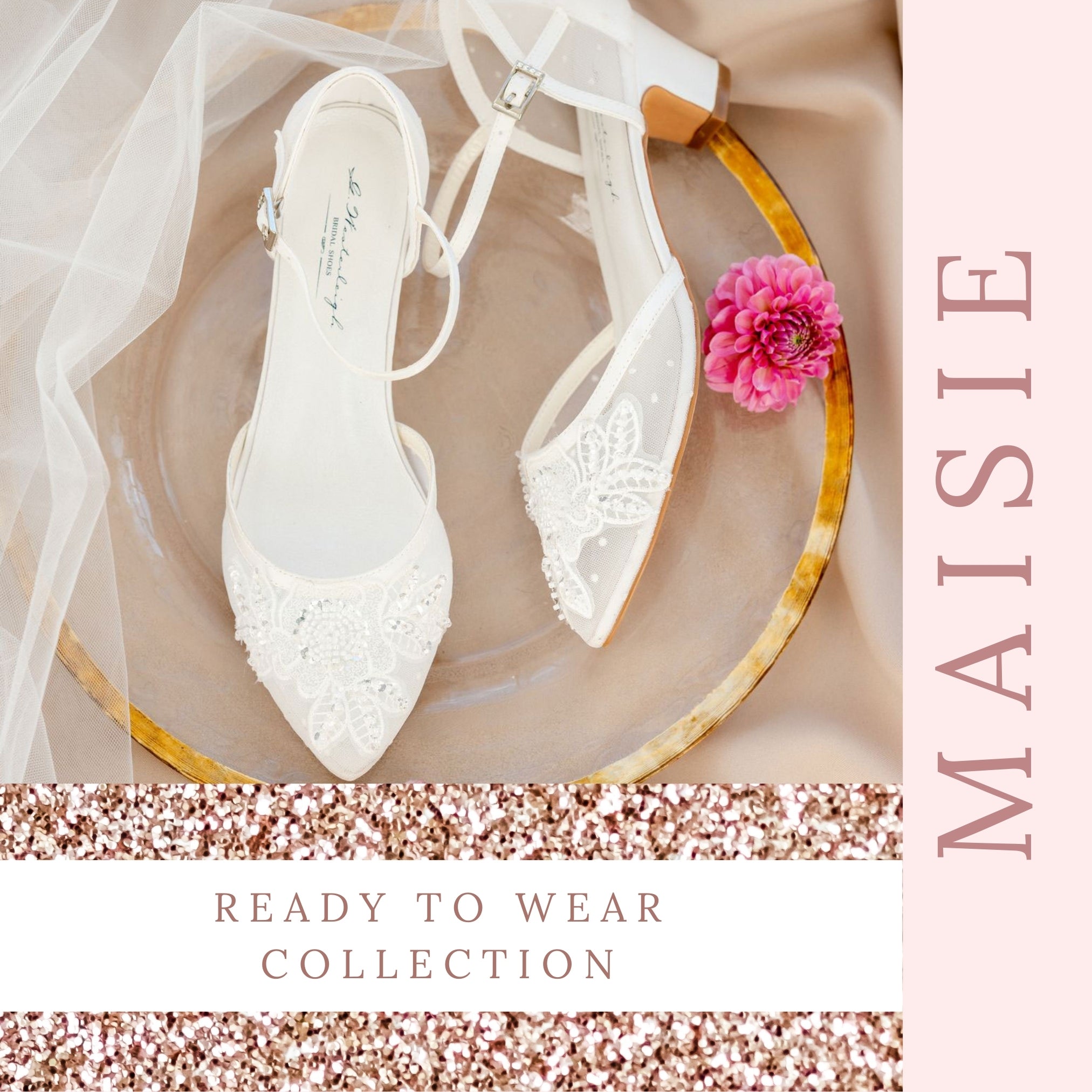 Bridal low heel shoes best sale