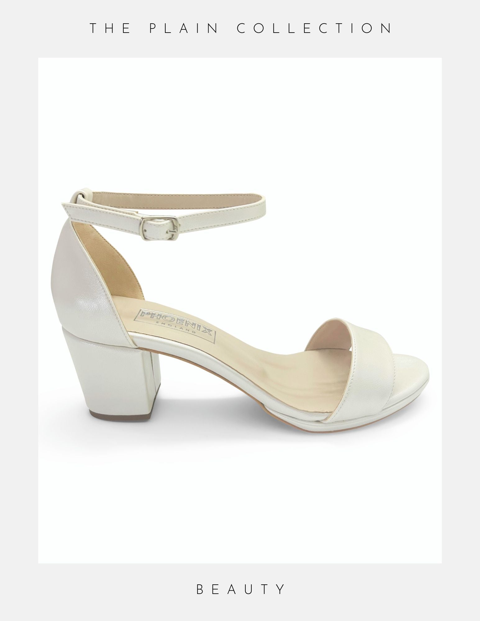 Beauty Plain Wedding Shoes