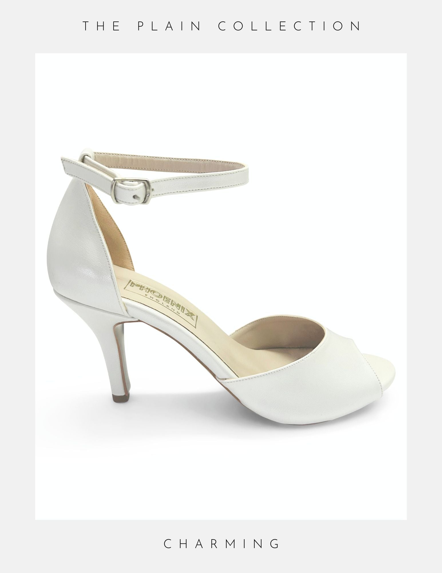 Charming Plain Wedding Shoes