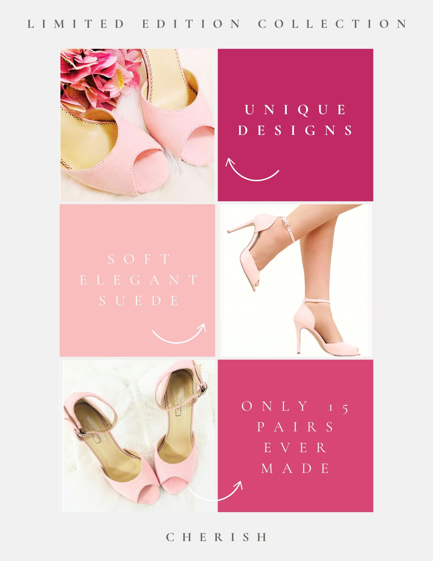 Cherish Pink Wedding Shoes