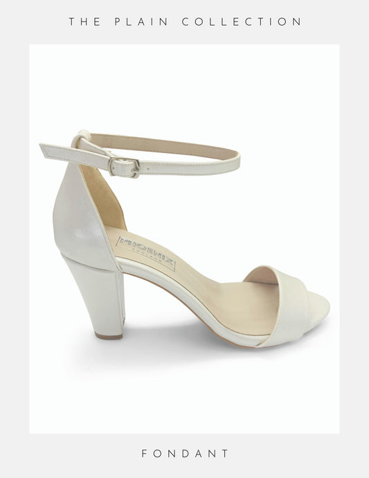 Fondant Plain Wedding Shoes