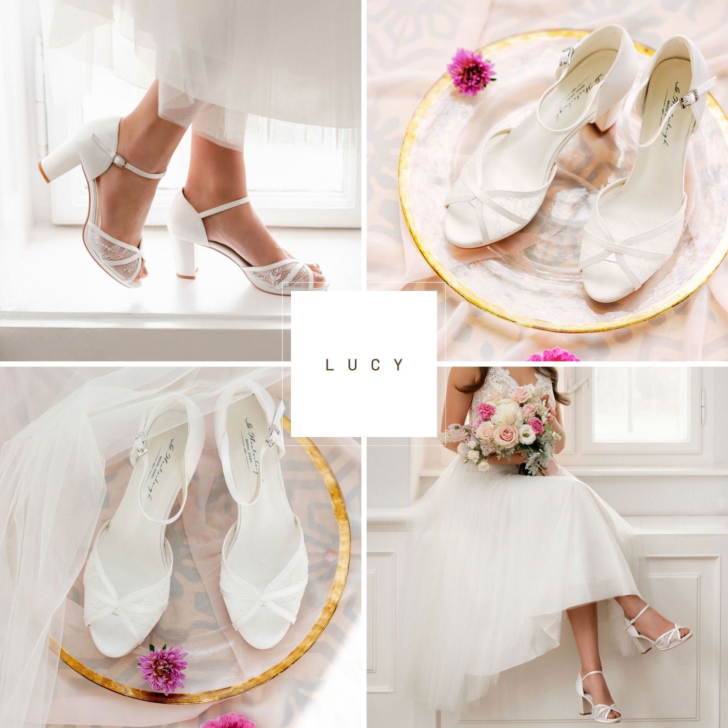Premium Photo | White bridal high heels, wedding photography