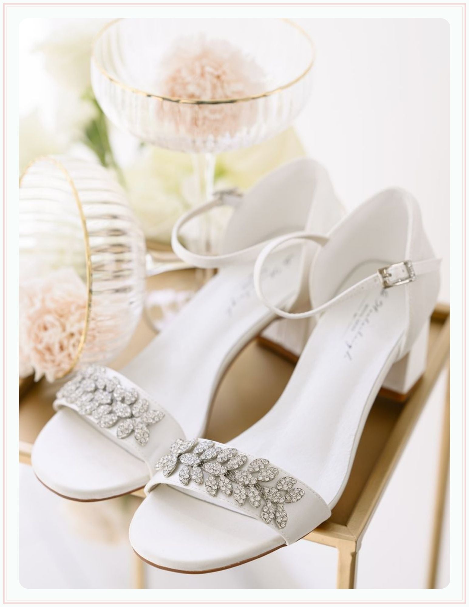 alexa ankle strap bridal shoes