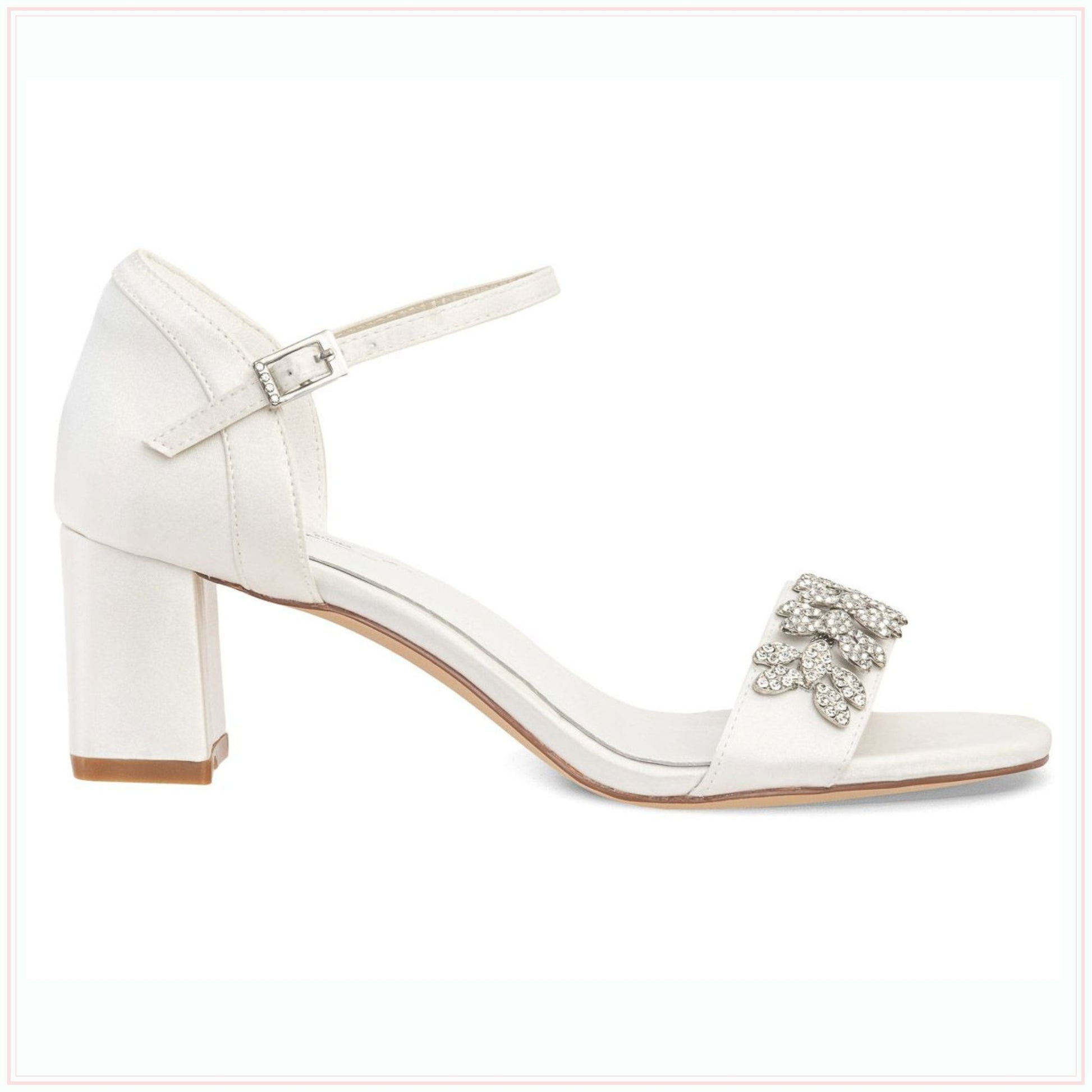 alexa ankle strap bridal shoes