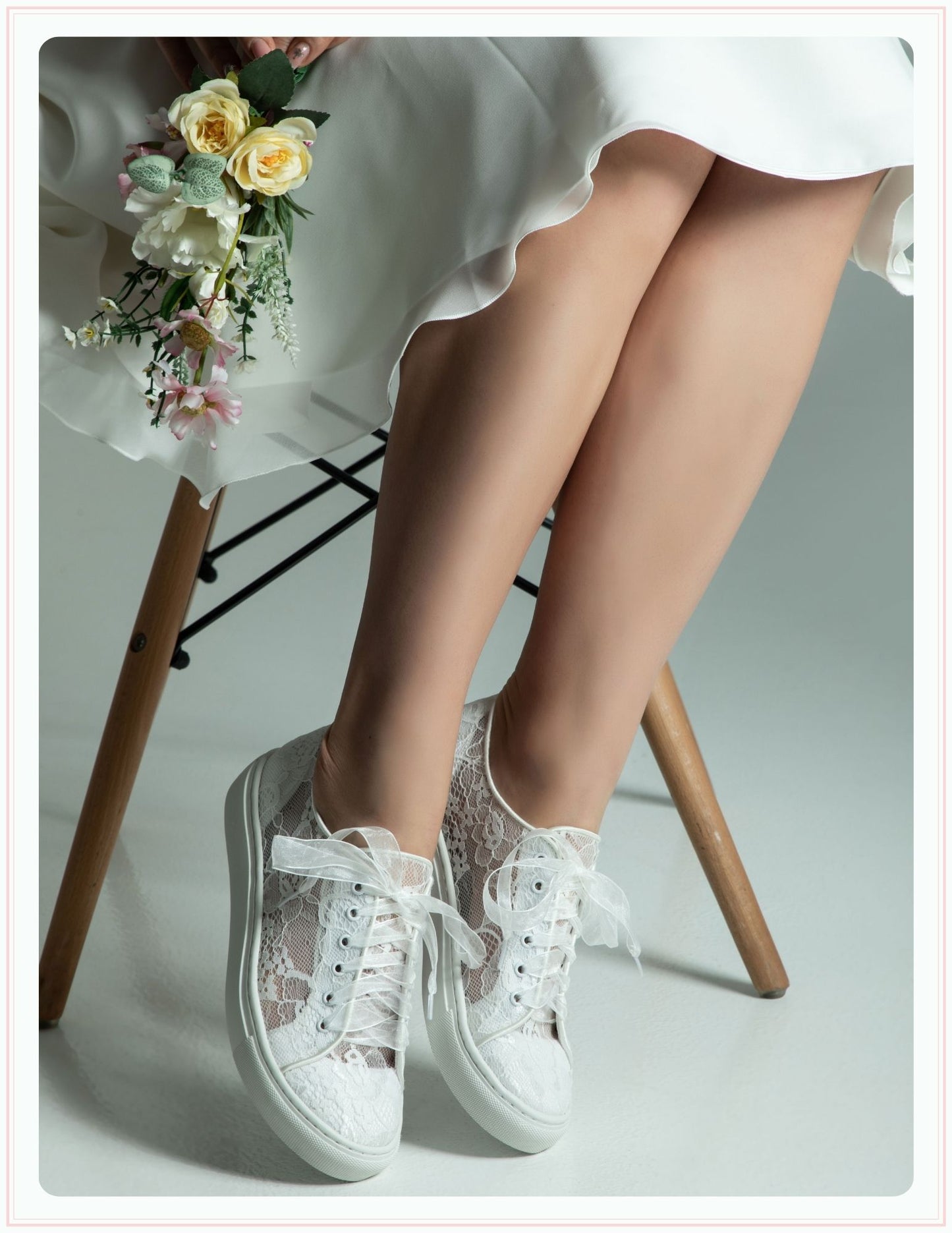 Bea ivory bridal shoes