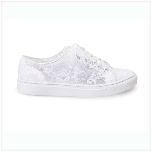 Bea lace bridal shoes