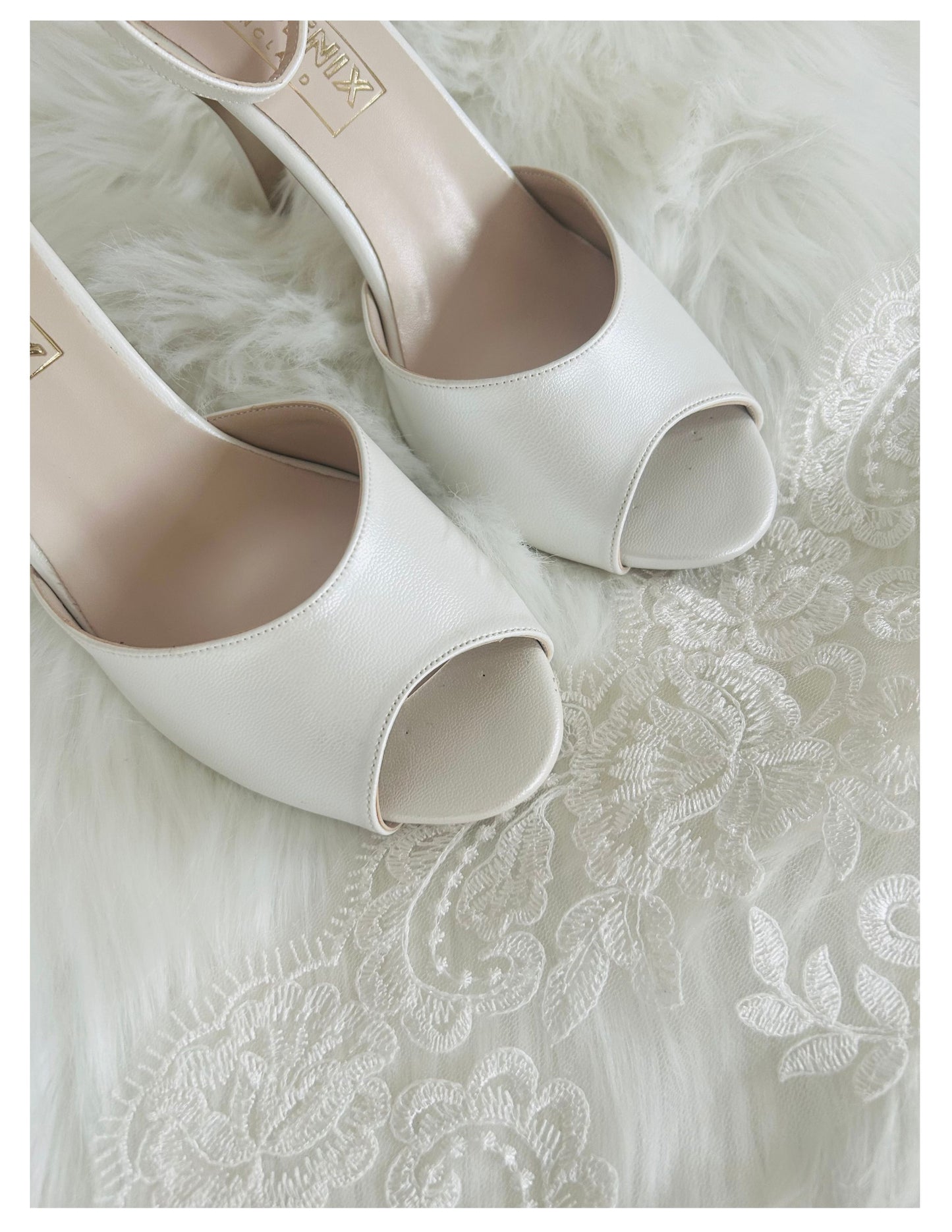 Charming Peep Toe Wedding Shoes