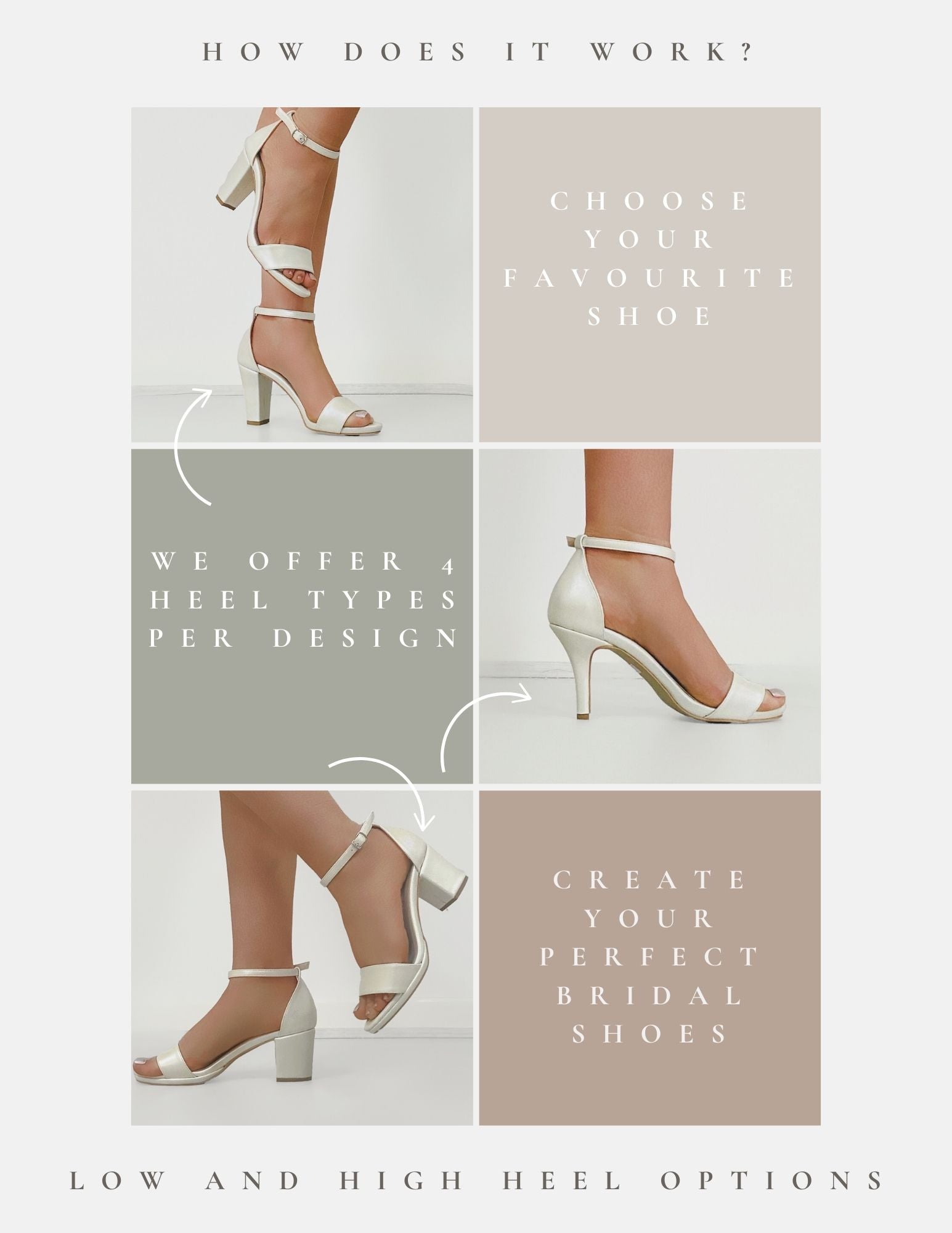 Create your own bridal shoes