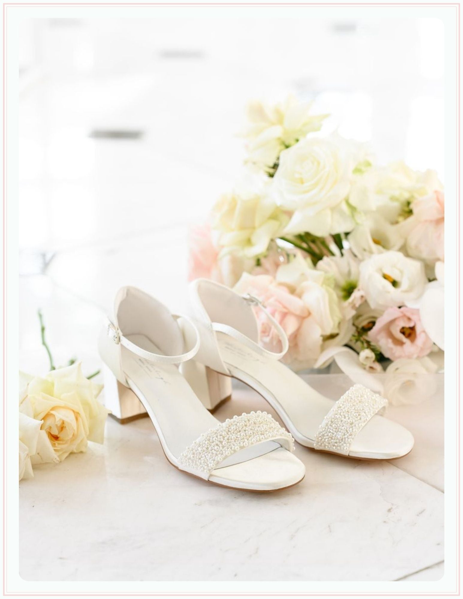 ebony ankle strap bridal shoes