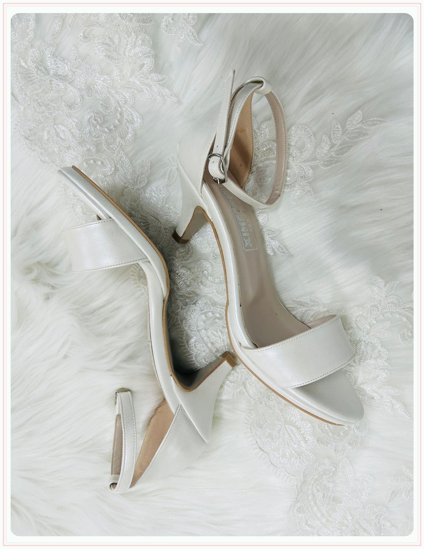 Elegance Kitten Heel Wedding Shoes