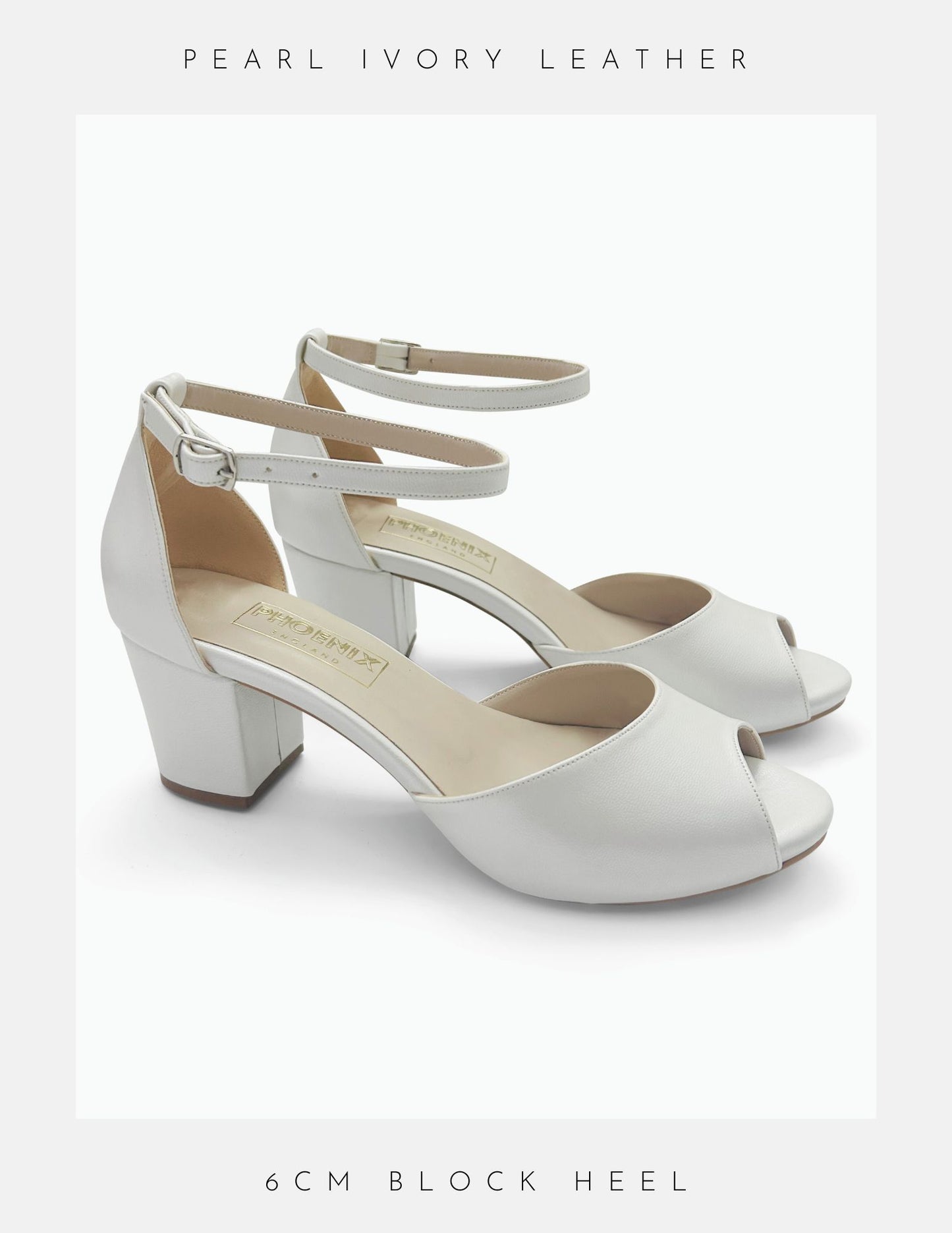 Enchanted Peep Toe Low Heel Bridal Shoes 2