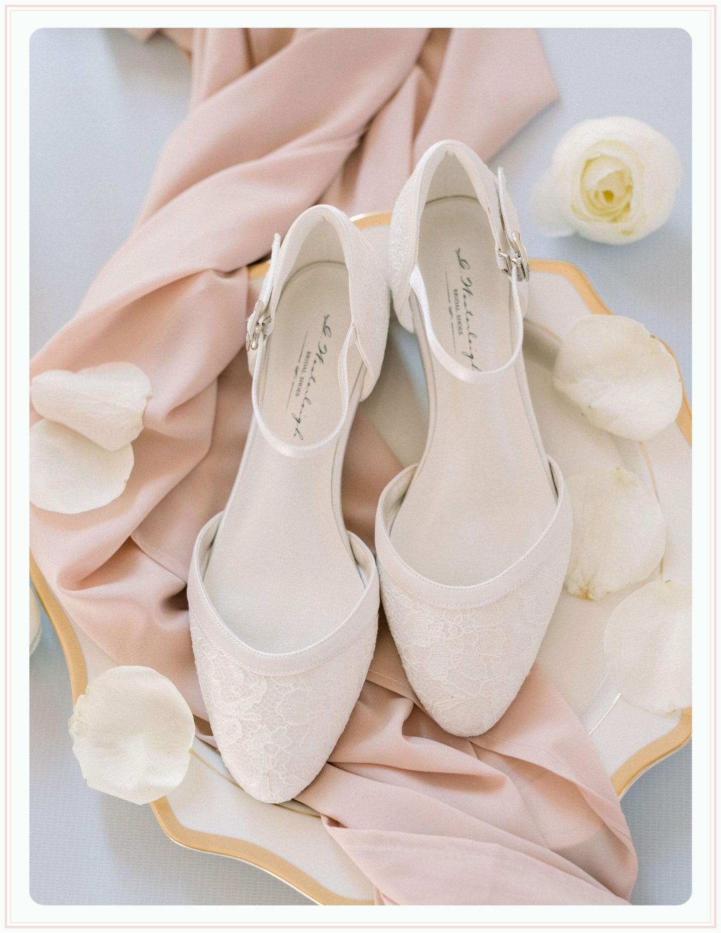 esme lace wedding shoes