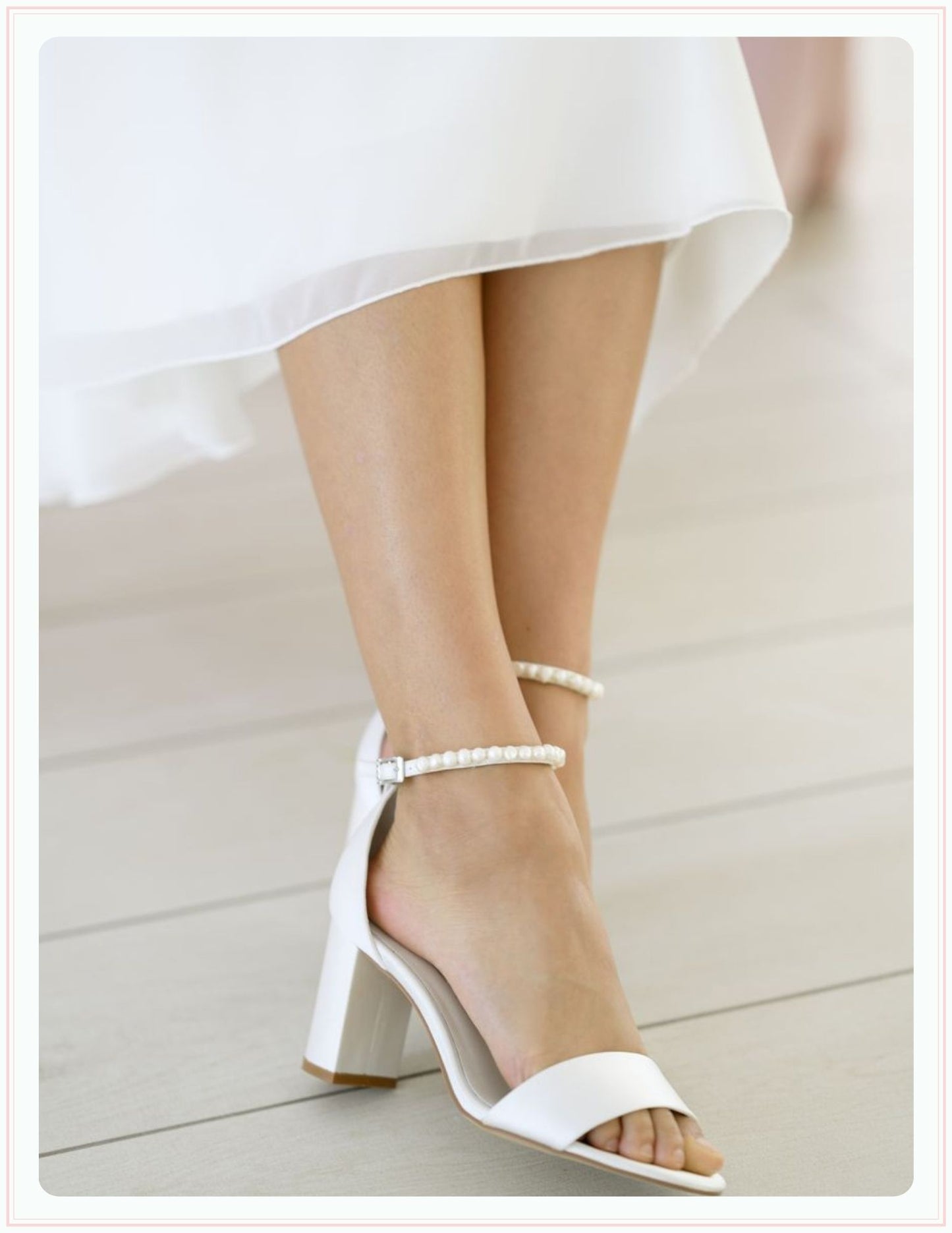 eve ankle strap bridal shoes