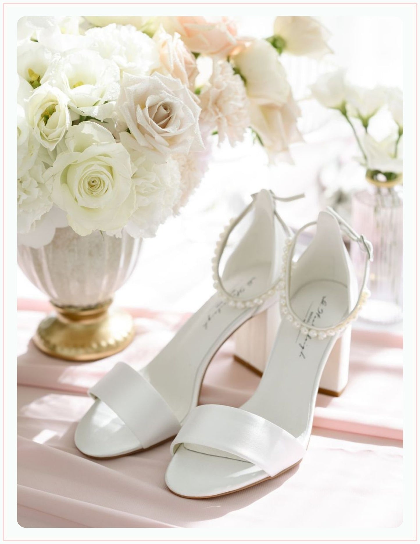 eve ankle strap bridal shoes