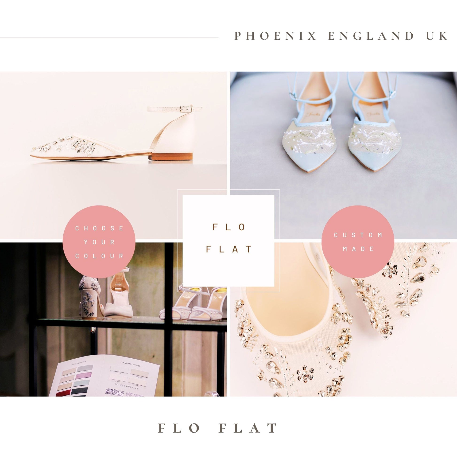 flo flat wedding shoes