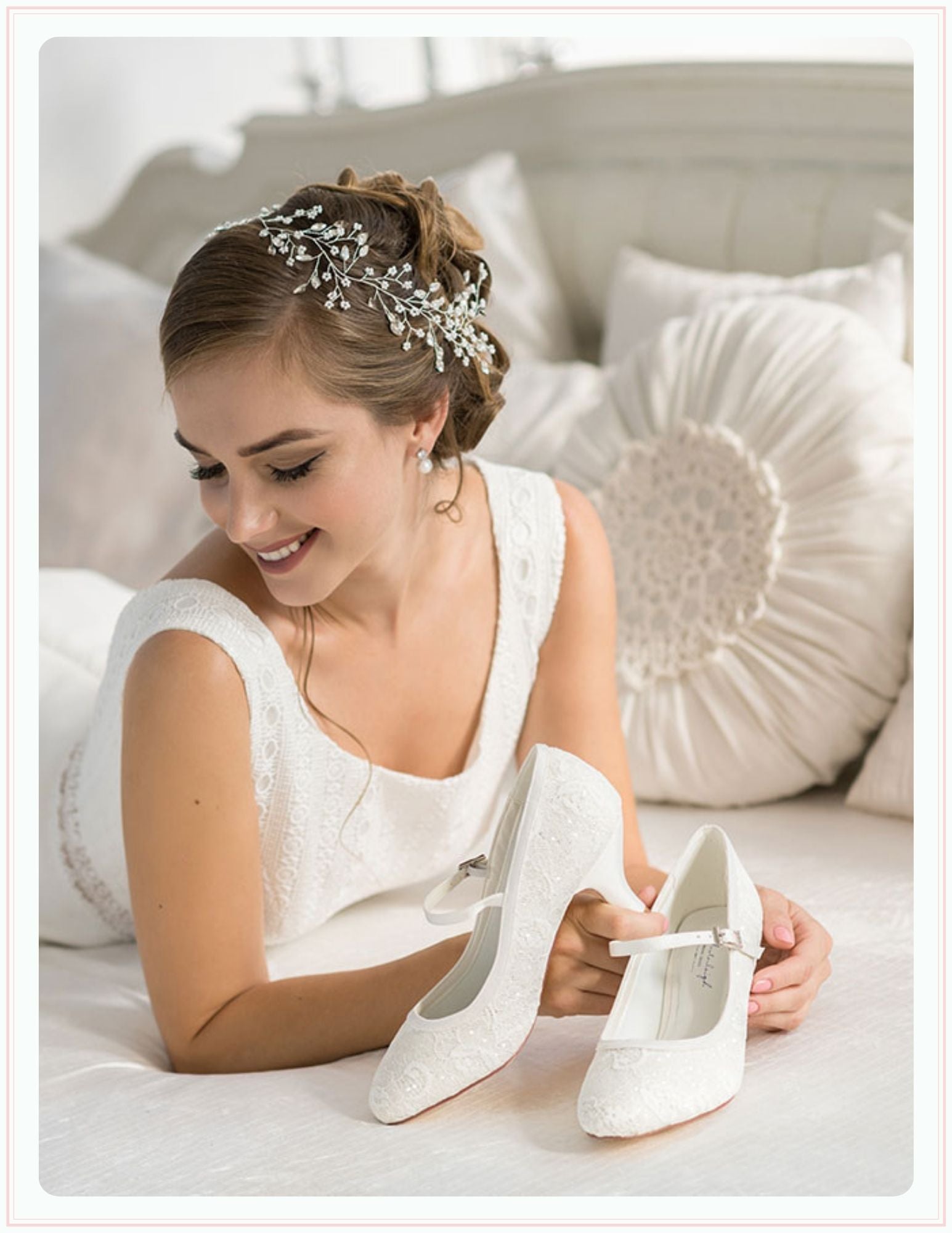 harriet closed back bridal shoes