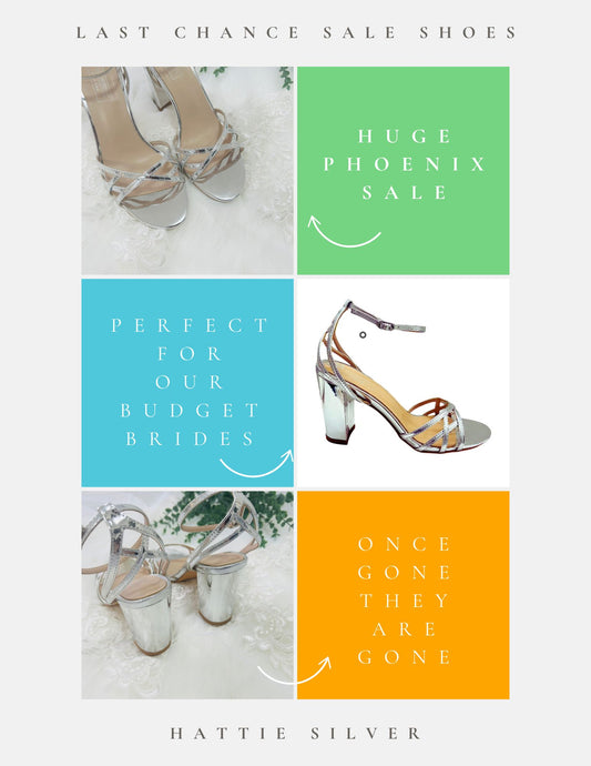 Hattie Silver Wedding Shoes