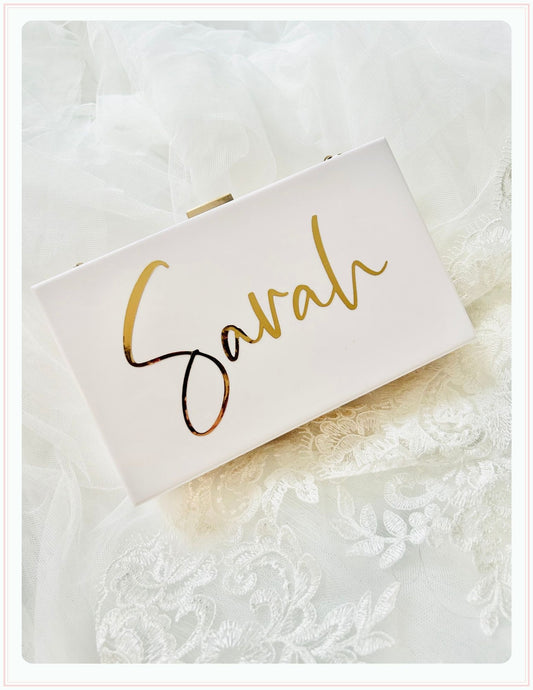 Personalised Bridesmaids Clutch Bag