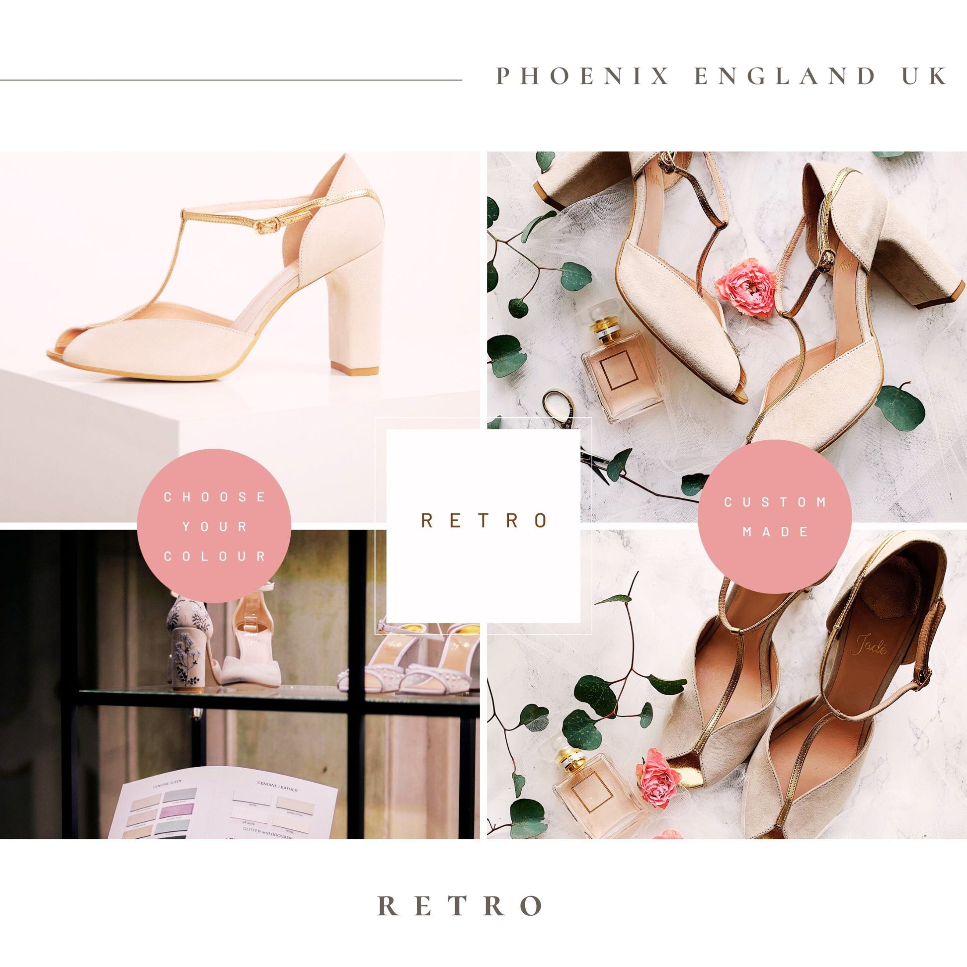 retro wedding shoes